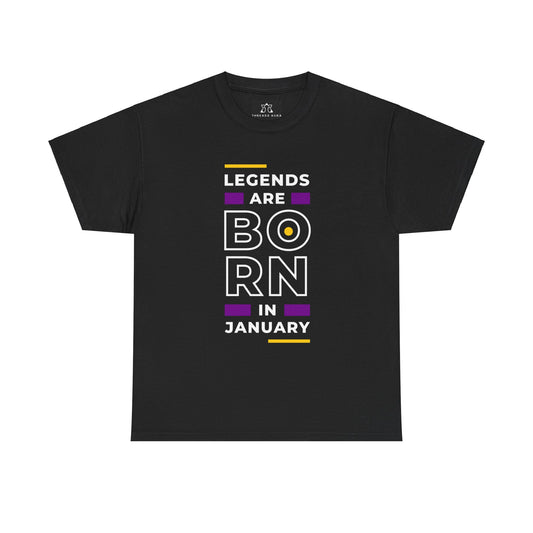 Legends are born Unisex Heavy Cotton Tee